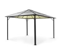 Blumfeldt Pantheon Solid Sky Ambient Solar Pergola avec toit 3x4m