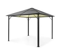 Blumfeldt Pantheon Solid Sky Ambient Solar Pergola
