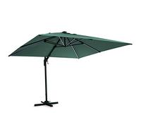 blumfeldt Parasol de Jardin Exterieur et Balcon, Panneaux Solaires et Eclairage Lumières LED, Protection UV, Parasol Jardin Etanche, Réglables, Parasols de Ajustables Avec/Sans Base