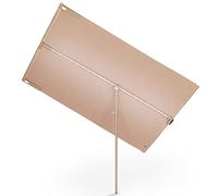 Blumfeldt Parasol Flex Garden Intelligent, Parasol de Jardin Exterieur et Balcon, Panneaux Solaires, Lumières LED, Protection UV, Etanche, Parasol Deporte Réglables Hauteur, Angle - Base Non Incluse