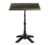 Blumfeldt Patras Lux Table bistro plateau marbre 60 x 60 cm