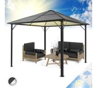 Blumfeldt Pantheon Solid Sky Ambient Solar Pergola