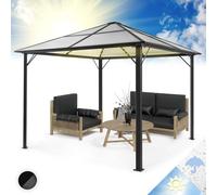 Blumfeldt Pantheon Solid Sky Ambient Solar Pergola avec toit 3x4m