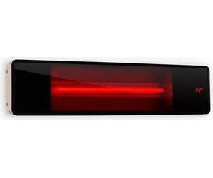 Blumfeldt Phantom Infrared Heater - interrupteur, technologie IR ComfortHeat, verre et aluminium de qualité Schott, télécommande, minuterie, 3 niveaux de puissance : 800, 1600 ou 2400 W, gris