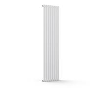 Blumfeldt Radiateur de salle de bain, design plat, économique, vertical, 728 W, à eau chaude, pour salle de bain et salon, radiateur vertical silencieux avec thermostat
