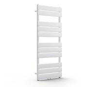 Blumfeldt Radiateur eau chaude Fairmont 50×107 Vertical 509 W Faible conso Sèche-serviettes Blanc