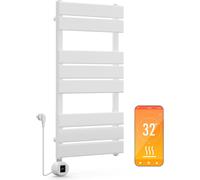 Blumfeldt Radiateur Eau Chaude Design, Radiateur Vertical Eau Chaude pour Chauffage Maison, Faible Conso d'Energie, Silencieux, Chauffage Mural 600W pour Salle de Bains, Seche Serviette Eau Chaude