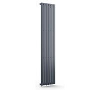 Blumfeldt Radiateur Eau Chaude Design, Radiateur Vertical Eau Chaude pour Chauffage Maison, Faible Conso d'Energie, Silencieux, Chauffage Mural 1420W pour Salle de Bains, Seche Serviette Eau Chaude