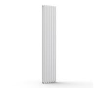 blumfeldt Radiateur Eau Chaude Design, Radiateur Vertical Eau Chaude pour Chauffage Maison, Faible Conso d'Energie, Silencieux, Chauffage Mural 1435W pour Salle de Bains, Seche Serviette Eau Chaude