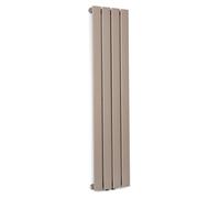 Blumfeldt Radiateur Eau Chaude Design, Radiateur Vertical Eau Chaude pour Chauffage Maison, Faible Conso d'Energie, Silencieux, Chauffage Mural 380W pour Salle de Bains, Seche Serviette Eau Chaude