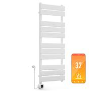 Blumfeldt Radiateur Eau Chaude Design, Radiateur Vertical Eau Chaude pour Chauffage Maison, Faible Conso d'Energie, Silencieux, Chauffage Mural 800W pour Salle de Bains, Seche Serviette Eau Chaude