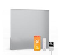 Blumfeldt radiateur infrarouge mural 360 W – IP44, thermostat externe, contrôle par appli & télécommande, aluminium, verrouillage parental, pour salle de bain, 6-10 m²