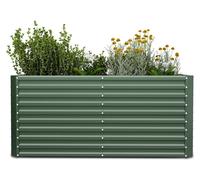 Blumfeldt Raised Bed High Grow Straight, 1800 l, Ergonomic, Weatherproof, Open base