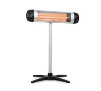 Blumfeldt Rising Sun 2500W Chauffage Infrarouge sur Pied Argent