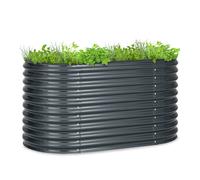 Blumfeldt Rondabox 160x80x80 cm Carré potager Antracite