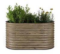 Blumfeldt Rondabox 160x80x80 cm Carré potager Effet bois