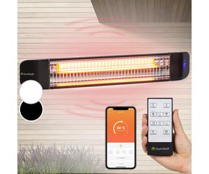 Blumfeldt Smartwave Smart 2400W Chauffage Mural Infrarouge Noir
