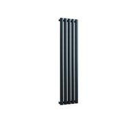Blumfeldt Tallheo Radiateur eau chaude 120 x 30 cm 420 W Facile à installer Montage mural Chauffage Anthracite