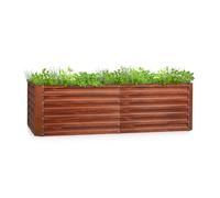 Blumfeldt Terrabox 200x100x60 cm Carré potager Effet rouille