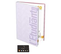 Blumie Lot Agenda l'Etudiant 14x20 2026-2027 + Index Adhésif (Pastel Violet)