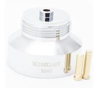 BLUMKRAFT Adaptateur métal Compatible BRAUKMANN OVENTROP et PRUSS M40 x1.5 (Prototype) vers M30 x 1.5 pour Thermostat/tête thermostatique M30x1.5 mâle. Nouveau modèle Septembre 2025