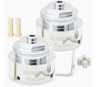 BLUMKRAFT Adaptateur Radiateur Compatible VAILLANT 30mm vers M30 x 1.5 pour thermostat / tête thermostatique M30x1.5 mâle