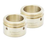 BLUMKRAFT Lot DE 2 Adaptateurs Radiateurs Laitons COMPATIBLES avec Danfoss RA (20-23mm) vers M30 x 1.5 pour Thermostat/tête thermostatique M30x1.5 mâle