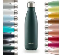 Blumtal® Bouteille isotherme Charles- Gourde 500ml - Gourde inox sans BPA froid&chaud - Contenant isotherme en métal
