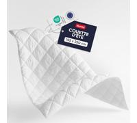 Blumtal Couverture Estivale légère 155x220 cm 150 g/m² Oeko-TEX | Garnissage léger 150 g/m² au format long, pensé pour l’été et les chambres tempérées.