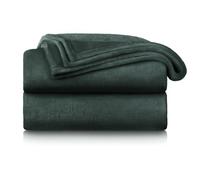 Blumtal Couverture Polaire - Grand Plaid Polaire 270x230 cm - Plaid canapé certifié Oeko-TEX® - Couverture canape - Couverture lit Haute qualité - verté