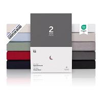 Blumtal Drap Housse 120 x 200cm - 100% Coton Premium, Hauteur De Matelas Jusqu'à 10 cm, Hypoallergénique, Anti Pli - Anthracite (x1)