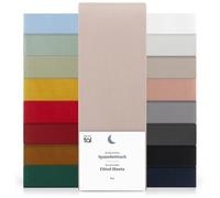 Blumtal Drap Housse 90x190x30cm Lot de 2 en Microfibre - certifié Oeko-TEX - draps Respirant Drap de lit 90x190 - Taupe