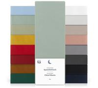 Blumtal Drap Housse 90x200x30cm Lot de 2 en Microfibre - certifié Oeko-TEX - draps Respirant Drap de lit 90x200 - Summer Green - Vert