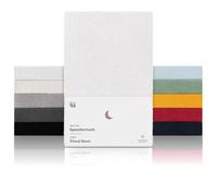 Blumtal Drap Housse Coton éponge 140-160 x 200 cm - Lot de 2 - protège-Matelas Chaud & Confortable certifié Oeko-Tex pour Matelas avec Hauteur jusqu'à 27 cm - Drap Housse 160x200 cm - en Blanc