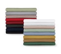 Blumtal Drap Plat 2 Personnes 180x275 pour Lit 120x190/200 en Microfibre Doux - Drap 180x275 cm sans Elastique - Drap Plat 180x275 Facile à Entretenir - Draps 180x275 Doux pour la Peau en Vert Clair
