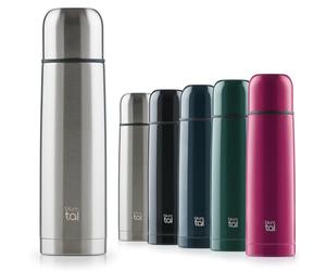 Blumtal - gourde isotherme 350 ml - bouteille istoherme sans BPA pour boissons chaudes & froides - gourde inox étanche avec gobelet pour café et thé - gourde metal 100% étanche - stainless steel