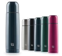Blumtal - gourde isotherme 700 ml - bouteille istoherme sans BPA pour boissons chaudes & froides - gourde inox étanche avec gobelet pour café et thé - gourde metal 100% étanche - bleu foncé