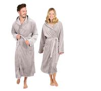 Blumtal - Peignoir de bain femmes et hommes - Peignoir de bain en polaire doux et moelleux avec capuche & poches avant pratiques, certifié Oeko-TEX