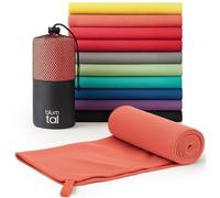 Blumtal Serviette Microfibre 180x90 cm Doux - Serviette Sport Musculation en Microfibre à séchage Rapide - Serviette de Sport - Serviette Sport Microfibre - Serviette Salle de Sport en Coral