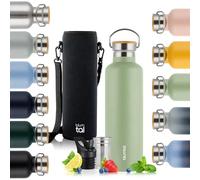 Blumtal Thermos - Bouteille en acier inoxydable à double paroi, sans BPA et isolante - Bouteille en acier inoxydable - Bouteille de thé - Gourde thermique - Gourde de sport,500ml,Vert clair