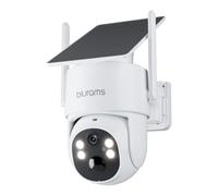 blurams 2K Camera Surveillance Exterieur Sans Fil Solaire 5ghz WiFi | 4MP, Panneau Solaire Intégré, 5GHz & 2.4GHz Dual-Band WiFi, 360° PTZ, Suivi de Mouvement, Vision Nocturne
