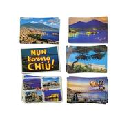 BLUSUPERSHOP Lot de 6 cartes postales Naples vintage 10 x 15 cm Vesuvius carte de vœux pour les amateurs de Naples partenopes