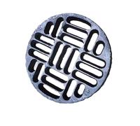 BLUTDPSXY Couvercle de Grille de Drainage en Fonte de 18 Pouces for Le Drainage extérieur - Couvercle de Drain de Sol Rond Robuste for Cours, Jardins et garages(67x3cm)