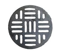 BLUTDPSXY Couvercle de Grille de Drainage Rond en Fonte Robuste for Le Drainage extérieur - Idéal for la Cour, Le Jardin, Le Patio et l'allée(70x3cm)