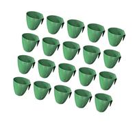 BLWOTMOR 20 Pots pour Semis de Fraisiers, Suspendus Latéralement, Légers, Accessoires, Outil de Culture pour Semis, Taille L