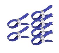 BLWOTMOR 6 Pièces Clips Piscine Protection Fixation Serrage Acier Inoxydable Polypropylène Fonction Antivent Suitable pour Piscine Jardin Camping Séchage, 6 Pièces