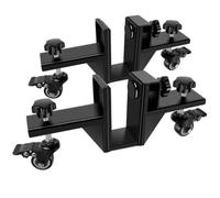 BLWOTMOR Chariot de Porte avec Roue Porte Panneau Transporteur Support Chariot Roue Pivotante Fluide Canal de Support Forme G Manutention sans Effort Convient