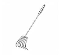BLWOTMOR Clam Digging Rake Râteau à Palourdes Cultivateur Sarcloir Griffe Acier Inoxydable Anticorrosion Marine 7 Dents Pointues Intégrée pour Usage Intensif , 50CM , 7-Dents