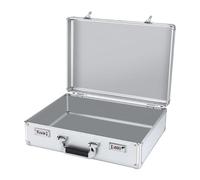BLWOTMOR Coffret à Outils Portable En Alliage D'aluminium, Multifonctionnel, Grande Capacité, Poignée de Transport Verrouillable, Adapté Aux Travaux, mot de passe XL