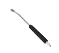 BLWOTMOR Extension pour Nettoyeur Haute Pression Lance Tige Tube Acier INOX Poignée Texturée 40cm Raccord Rapide 1/4 Pouce, Tige D Extension Rapide À Angle De 40 Cm en Acier Inoxydable Noir